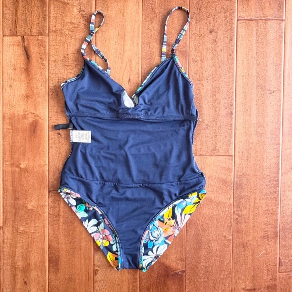 Ellen Tracy‎ Tummy Control One-Piece Swimsuit Size 8